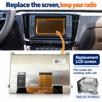 6.5" OEM MIB Touch Screen for VW (2016–2019 Passat, Jetta, Beetle, Tiguan)