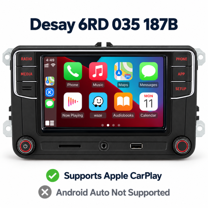 Genuine Not fake RCD330 Plus Desay 187B (1G RAM) for MK5 MK6 Passat